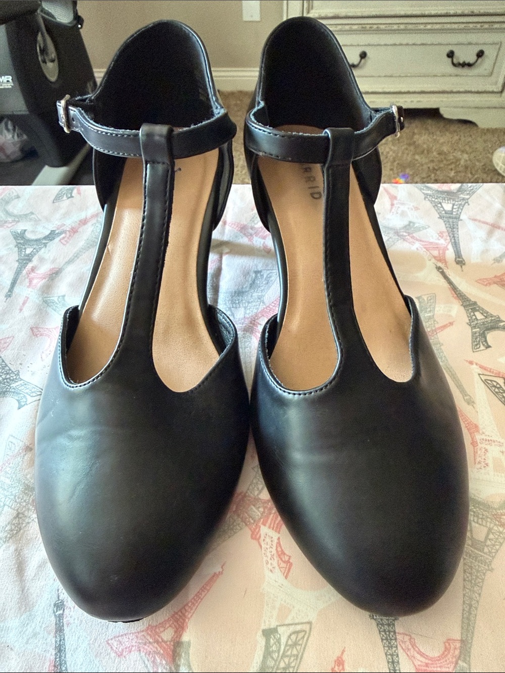 torrid Black T-Strap Round-Toe Heels